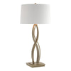 Hubbardton Forge Soft Gold Natural Anna Shade (Sf) Almost Infinity Tall Table Lamp