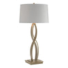 Hubbardton Forge Soft Gold Light Grey Shade (Sj) Almost Infinity Tall Table Lamp