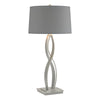 Hubbardton Forge Vintage Platinum Medium Grey Shade (Sl) Almost Infinity Tall Table Lamp