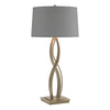 Hubbardton Forge Soft Gold Medium Grey Shade (Sl) Almost Infinity Tall Table Lamp