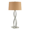 Hubbardton Forge Sterling Doeskin Suede Shade (Sb) Almost Infinity Tall Table Lamp