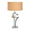 Hubbardton Forge Vintage Platinum Doeskin Suede Shade (Sb) Antasia Table Lamp