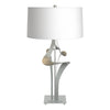 Hubbardton Forge Vintage Platinum Natural Anna Shade (Sf) Antasia Table Lamp