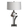 Hubbardton Forge Natural Iron Light Grey Shade (Sj) Antasia Table Lamp