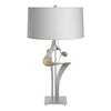 Hubbardton Forge Vintage Platinum Light Grey Shade (Sj) Antasia Table Lamp