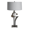 Hubbardton Forge Natural Iron Medium Grey Shade (Sl) Antasia Table Lamp