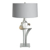 Hubbardton Forge Vintage Platinum Medium Grey Shade (Sl) Antasia Table Lamp