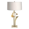 Hubbardton Forge Modern Brass Flax Shade (Se) Antasia Table Lamp