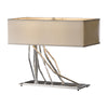 Hubbardton Forge Vintage Platinum Flax Shade (Se) Brindille Table Lamp