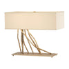 Hubbardton Forge Soft Gold Natural Anna Shade (Sf) Brindille Table Lamp