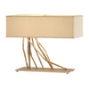 Hubbardton Forge Soft Gold Flax Shade (Se) Brindille Table Lamp