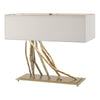 Hubbardton Forge Modern Brass Natural Anna Shade (Sf) Brindille Table Lamp