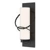 Hubbardton Forge Coastal Black Opal Glass (Gg) Olympus Medium Outdoor Sconce