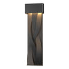 Hubbardton Forge Coastal Black Tress Large Dark Sky Friendly Led Outdoor Sconce