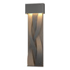 Hubbardton Forge Coastal Natural Iron Tress Large Dark Sky Friendly Led Outdoor Sconce