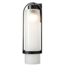 Hubbardton Forge Coastal Black Frosted Glass (Fd) Alcove Large Outdoor Sconce