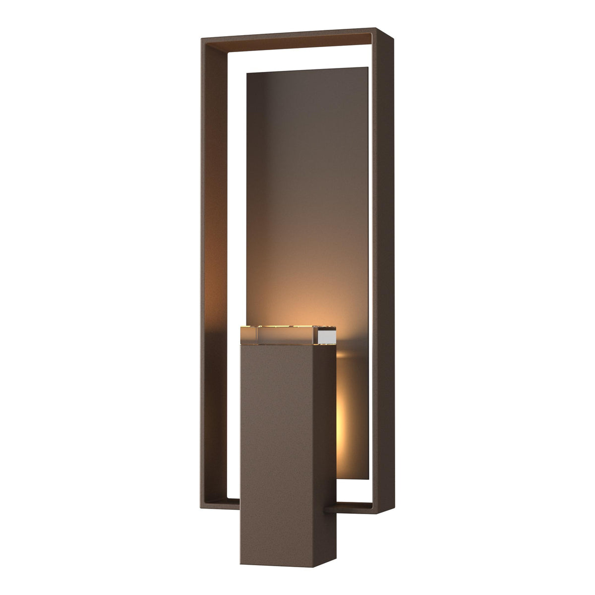 Hubbardton Forge Coastal Bronze Coastal Dark Smoke Shadow Box Large ...