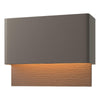 Hubbardton Forge Coastal Dark Smoke Coastal Bronze Stratum Dark Sky Friendly Led Outdoor Sconce