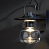 Hubbardton Forge Coastal Black Clear Glass (Zm) Mason Large Outdoor Sconce