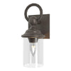 Hubbardton Forge Coastal Dark Smoke Clear Glass (Zm) Cavo Outdoor Wall Sconce