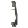 Hubbardton Forge Coastal Natural Iron Opal Glass (Gg) Sea Coast Outdoor Sconce