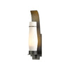 Hubbardton Forge Coastal Dark Smoke Opal Glass (Gg) Sea Coast Outdoor Sconce