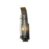 Hubbardton Forge Coastal Dark Smoke Seeded Clear Glass (Ii) Sea Coast Outdoor Sconce