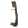 Hubbardton Forge Coastal Dark Smoke Opal Glass (Gg) Sea Coast Large Outdoor Sconce