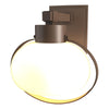 Hubbardton Forge Coastal Bronze Opal Glass (Gg) Port Outdoor Sconce