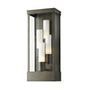 Hubbardton Forge Coastal Dark Smoke Opal Glass (Gg) Portico Large Outdoor Sconce