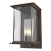 Hubbardton Forge Coastal Bronze Translucent Vintage Platinum Clear Glass (Zm) Kingston Outdoor Medium Sconce