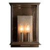 Hubbardton Forge Coastal Bronze Translucent Soft Gold Clear Glass (Zm) Kingston Outdoor Large Sconce