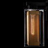 Hubbardton Forge Coastal Black Coastal Gold Clear Glass (Zm) Polaris Outdoor Medium Sconce