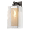 Hubbardton Forge Coastal Oil Rubbed Bronze Coastal Silver Clear Glass (Zm) Polaris Outdoor Large Sconce