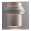 Hubbardton Forge Coastal Burnished Steel Twilight Large Dark Sky Friendly Outdoor Sconce