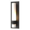 Hubbardton Forge Coastal Oil Rubbed Bronze Opal Glass (Gg) Rook Small Outdoor Sconce