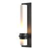 Hubbardton Forge Coastal Black Opal Glass (Gg) Rook Outdoor Sconce