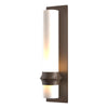 Hubbardton Forge Coastal Bronze Opal Glass (Gg) Rook Outdoor Sconce