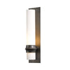 Hubbardton Forge Coastal Dark Smoke Opal Glass (Gg) Rook Large Outdoor Sconce