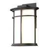 Hubbardton Forge Coastal Black Opal Glass (Gg) Province Outdoor Sconce