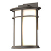 Hubbardton Forge Coastal Dark Smoke Opal Glass (Gg) Province Outdoor Sconce