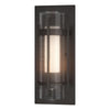 Hubbardton Forge Coastal Oil Rubbed Bronze Seeded Glass With Opal Diffuser (Zs) Torch Small Outdoor Sconce