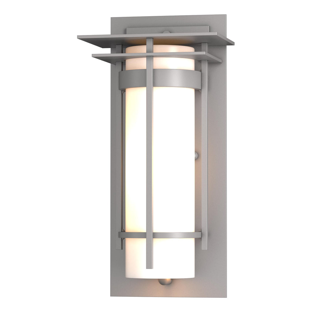 Hubbardton Forge Banded with Top Plate Small Outdoor Sconce