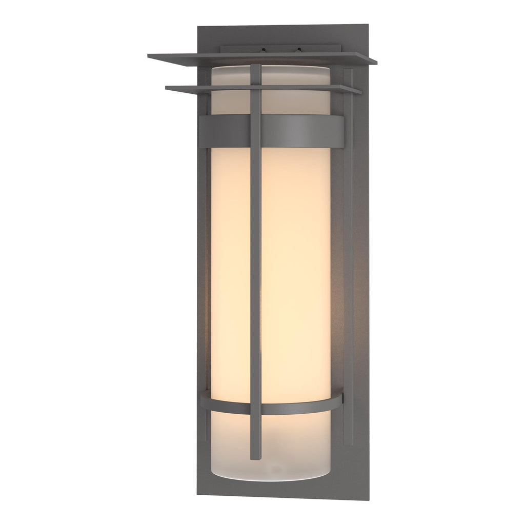 Hubbardton Forge Banded with Top Plate Extra Large Outdoor Sconce