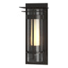 Hubbardton Forge Coastal Oil Rubbed Bronze Seeded Glass With Opal Diffuser (Zs) Torch Small Outdoor Sconce With Top Plate