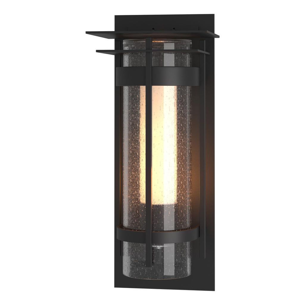 Hubbardton Forge Torch with Top Plate Large Outdoor Sconce