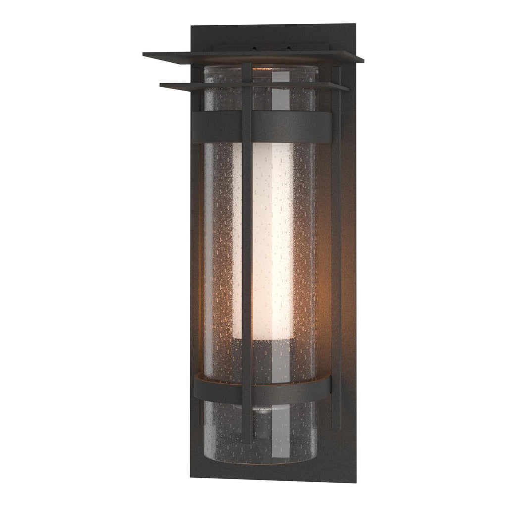 Hubbardton Forge Torch XL Outdoor Sconce with Top Plate