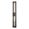 Hubbardton Forge Coastal Dark Smoke Clear Glass (Zm) Double Axis Large Led Outdoor Sconce