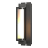 Hubbardton Forge Coastal Natural Iron Clear Glass (Zm) Fuse Outdoor Sconce