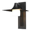 Hubbardton Forge Coastal Black Opal Glass (Gg) Hood Large Outdoor Sconce